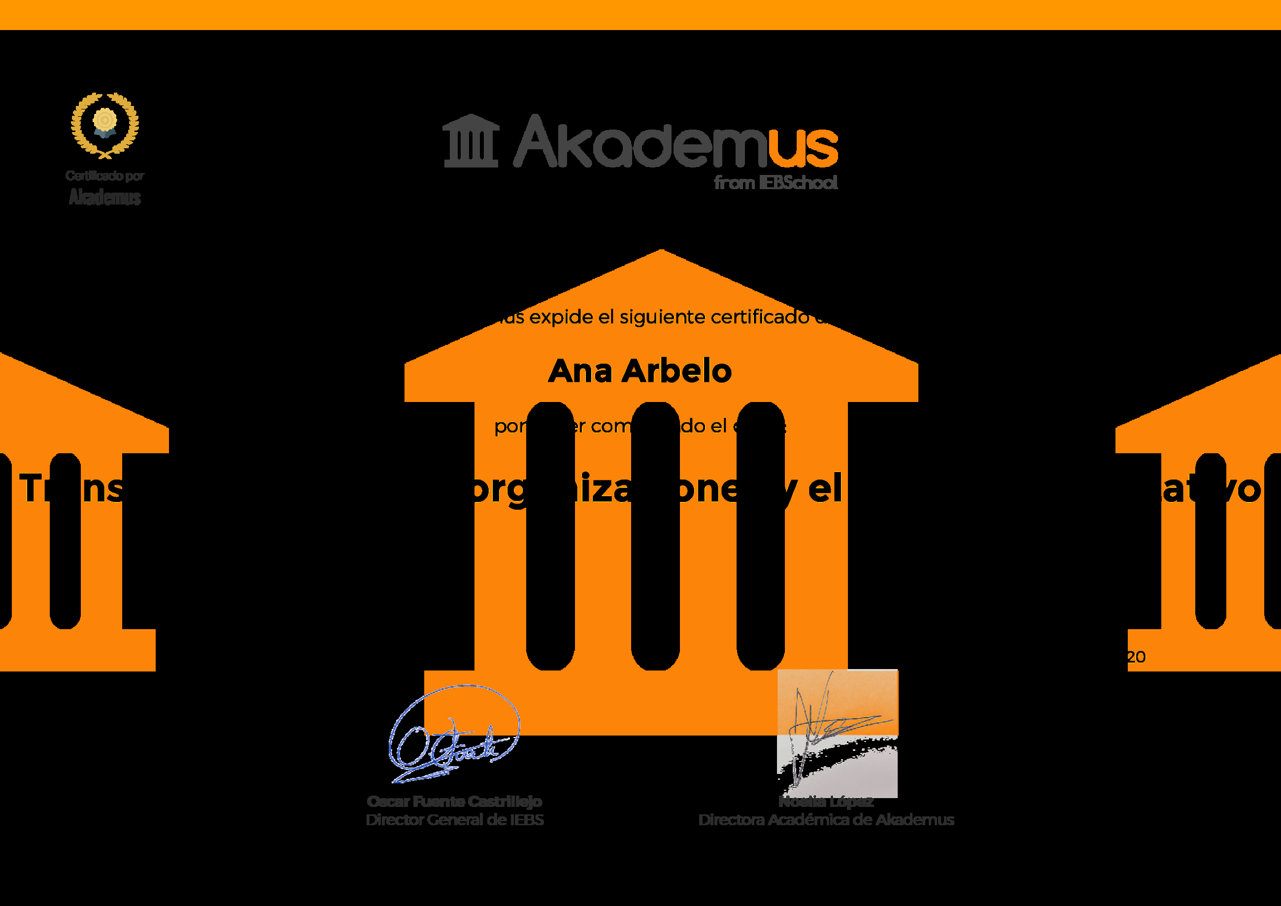 Certificado Akademus