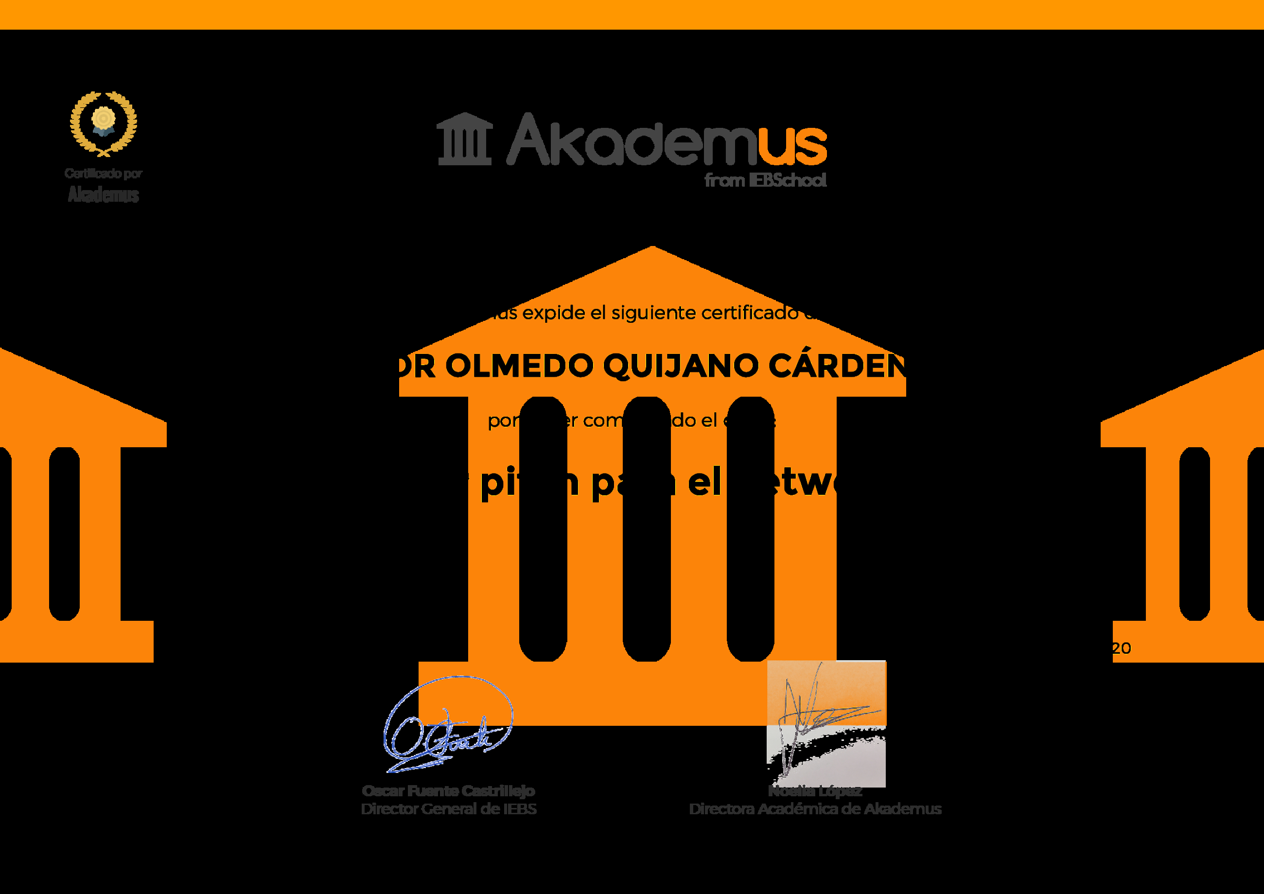 Certificado Akademus