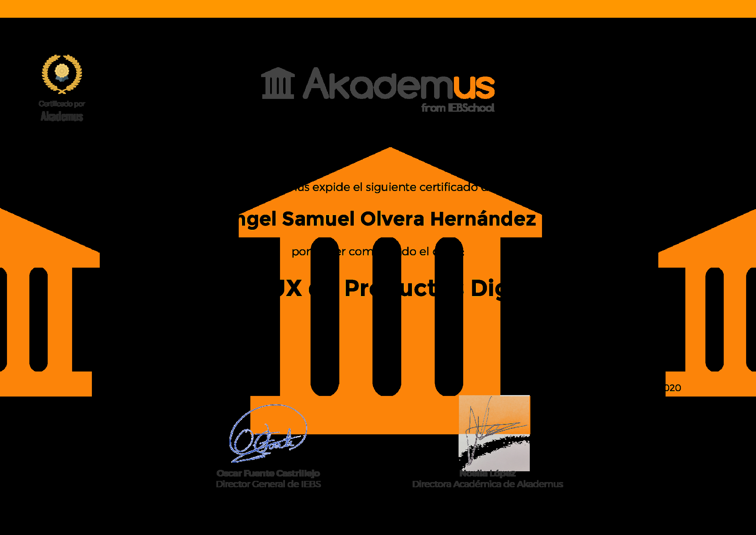 Certificado Akademus